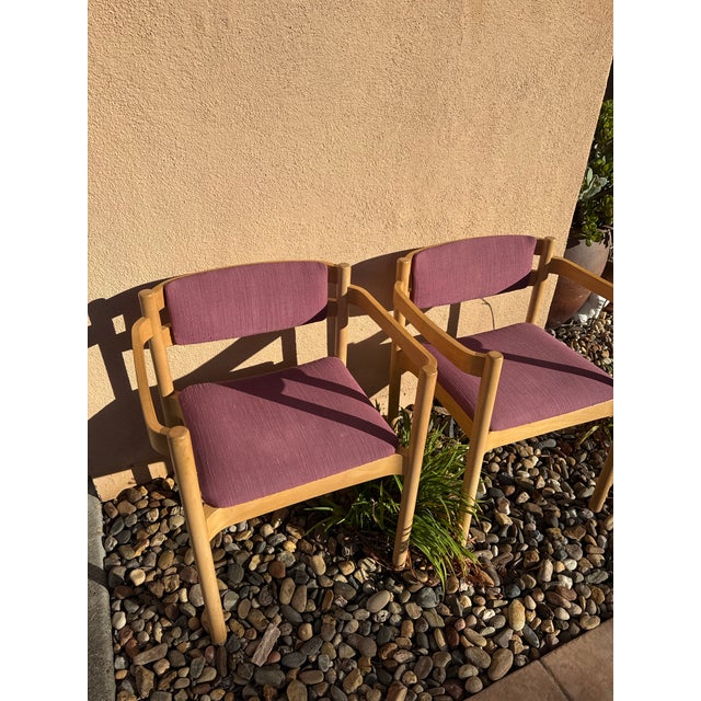 Pair (2) Danish Mid Century Arm Chairs by o.d. Møbler a/S (Oddense Maskinsnedkeri) For Sale - Image 12 of 12