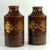 Mid-Century Modern Brown and Gilt Ceramic Vases attributed to Aldo Londi for Bitossi, Italy, 1960s, Set of 2 For Sale - Image 3 of 11