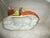 Vintage Huge Mid Century Italian Ceramic Fox and Mail Satchel Chache Pot For Sale - Image 10 of 15