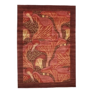 Organic Modern Moser Mushroom Biophilic Rug - 09'10 X 13'10. For Sale