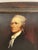 Plastic Title Alexander Hamilton Hand-Textured Portrait Print After John Trumbull in Vintage Frame For Sale - Image 7 of 11