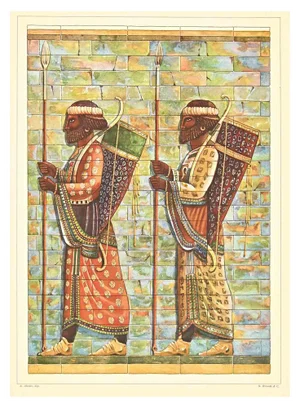 A. Alessio, Decorative Motifs: Assyrian, Chromolithograph