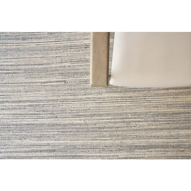 Exquisite Rugs Carmen Handmade PET Yarn Ivory/Blue Rug-9'X12' For Sale In Los Angeles - Image 6 of 7