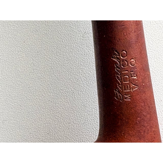 1940s Lot of 5 Antique Smoking Tobacco Pipes Imported Briar , Medico, Weber, Wood Carved For Sale - Image 5 of 12