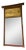 Vintage Federal Style Mirror With Reverse Painted Boat and Church Scene Circa 1940's For Sale