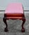 Chippendale Vintage Carved Mahogany Chippendale Style Claw Foot Bench For Sale - Image 3 of 10