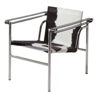 1 Armchair with Tilting Backrest by Le Corbusier for Cassina For Sale