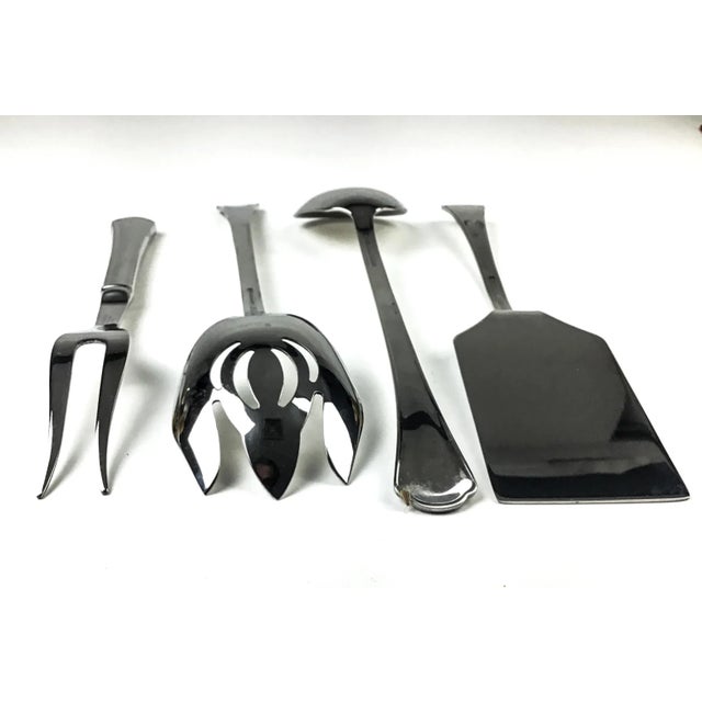 Reed & Barton 18/10 Stainless Serving-Ware Set of 4 For Sale - Image 10 of 13
