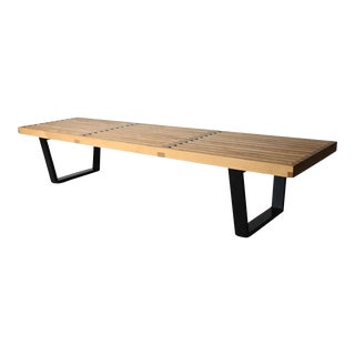 George Nelson for Herman Miller 72" Slatted Platform Bench, 2002 For Sale
