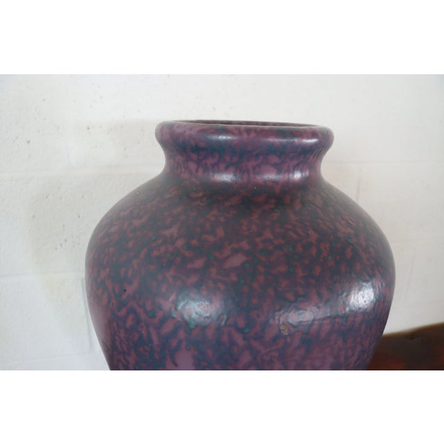 Modern Purple Pottery Vase Chairish
