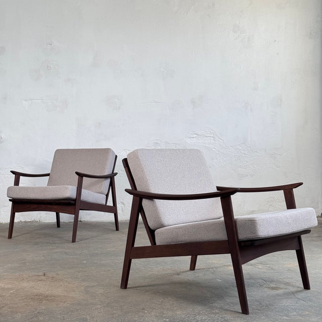 Mid-Century Modern Easy Chairs, 1960, Set of 2 For Sale - Image 16 of 16