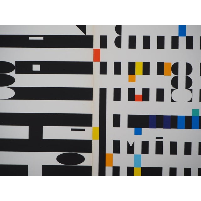 Yaacov Agam, Composition cinétique, Screen Print For Sale - Image 3 of 6