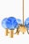 Ceiling Lamp with Blue Glass Globe from Hans-Agne Jakobsson, 1960s For Sale - Image 3 of 12