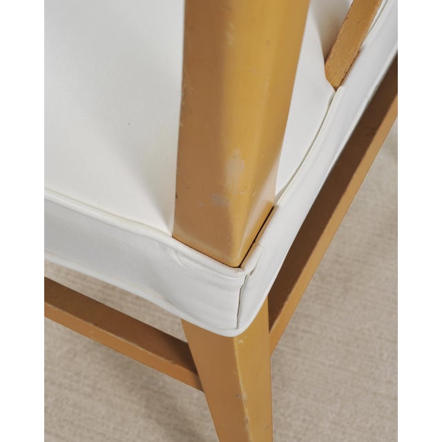 Set of Four Tommi Parzinger Mid-Century X-Back Dining Chairs For Sale - Image 14 of 18