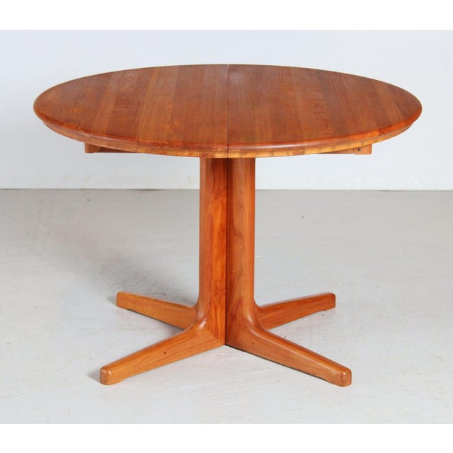 Mid-Century Danish Style Extending Dining Table in Teak, 1970s For Sale - Image 12 of 12