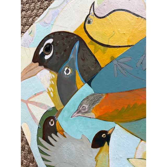 “Robin Party” Birds by LWren Walraven For Sale In Santa Fe - Image 6 of 10