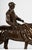 Mid 19th Century Pierre-Jules Mêne Style Equestrian Bronze Sculpture of Rider on Horse With Rouge Marble Base For Sale In Los Angeles - Image 6 of 10