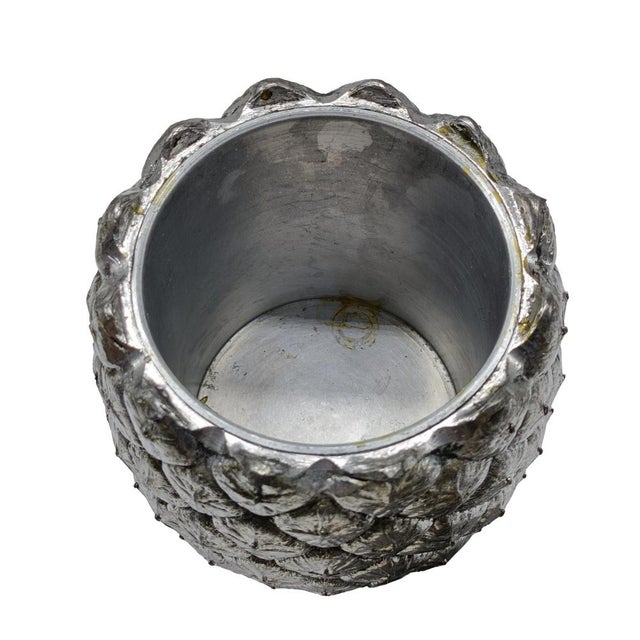 Firenze Pewter Pineapple Ice Bucket Container by Mauro Manetti for Fonderie Darte, 1970s For Sale - Image 4 of 9