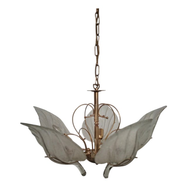 Murano Chandelier by Archimede Seguso for Seguso, 1970s For Sale