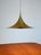Gold Brass Pendant Lamp by Claus Bonderup & Torsten Thorup for Fog & Mørup, 1960s For Sale - Image 8 of 8