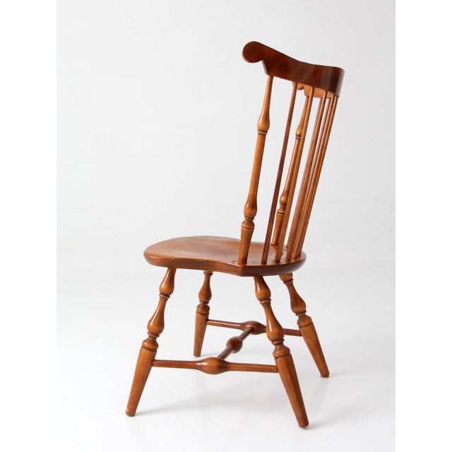 Vintage Nichols & Stone Fan Back Windsor Chair For Sale - Image 6 of 10