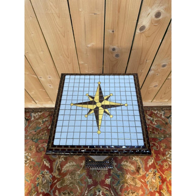 Ceramic Art Deco Pedestal in Earthenware For Sale - Image 7 of 8