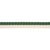 Sample - Schumacher Henley Cotton Cord Trim In Emerald For Sale