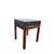 Black Mid-Century Minimalist Teak and Acrylic Bedside Table For Sale - Image 8 of 9