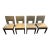 Christian Liaigre Velin Chairs (Set of 4) For Sale