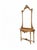 Antique French Console Table with Marble Top and Mirror, 1890s, Set of 2 For Sale - Image 3 of 8