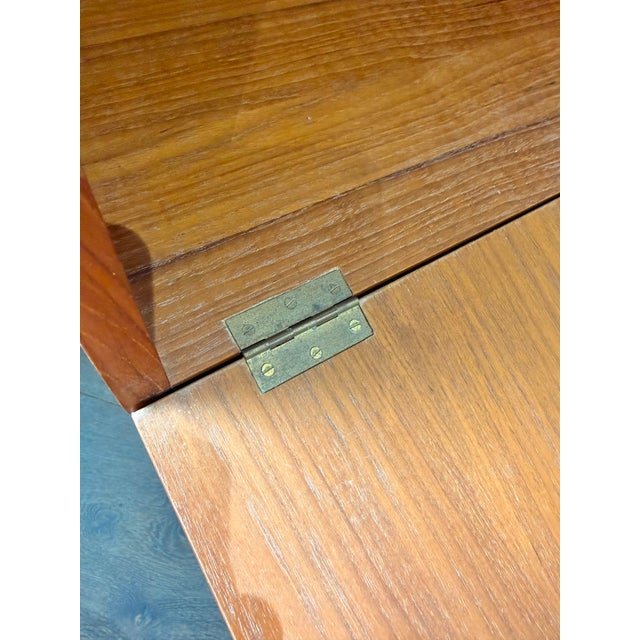 Wood Vintage Danish Modern Teak Nightstands – Pair by Nordisk Andels-Eksport (Denmark), A Pair For Sale - Image 7 of 17