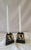 Ceramic Vintage Harris Potteries Modernist Ceramic Candleholders- a Pair For Sale - Image 7 of 10
