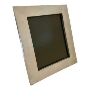 Large and Heavy Aluminum Picture Frame From 90's