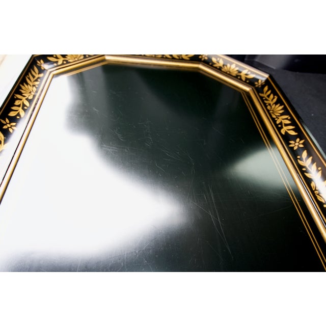 1980s Kindel Black Lacquer Tray Top Cocktail Coffee Table For Sale - Image 17 of 17