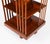 Antique Edwardian Flame Mahogany and Inlaid Revolving Bookcase, 1890s For Sale - Image 12 of 15