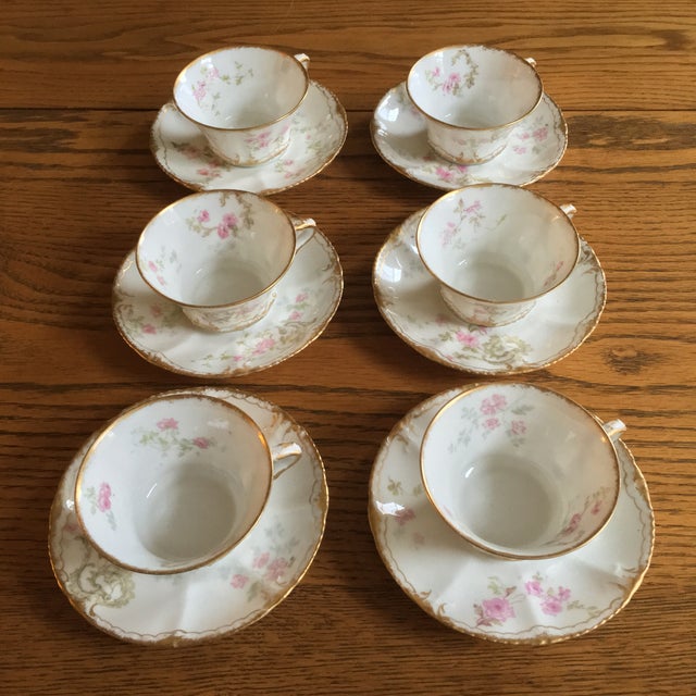 Theodore Haviland Limoges France Tea Cups Set of 6 Chairish