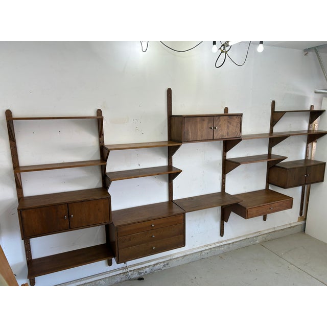 Max Dimensions 72” Height 160” Length 6 Vertical Slats 3 Double door Cabinets 1 Three Drawer storage unit 1 Single drawer...