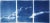 "Serene Cloudy Sky" Contemporary Cyanotype Triptych Prints - Set of 3 For Sale