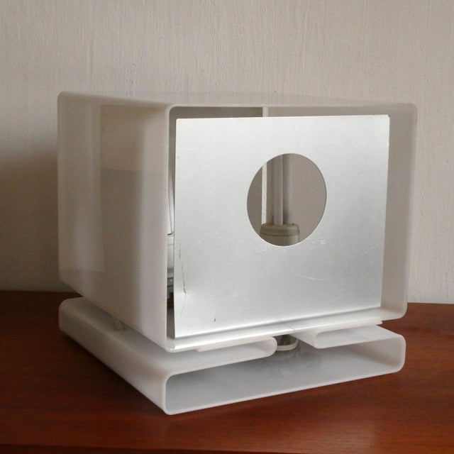 Lamp in Methacrylate and Aluminum from MOINIER Créations, 1970s For Sale - Image 9 of 12