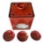Late 19th Century Japanese Lacquered Sake Drinking Set Meiji Period - 4 pcs For Sale