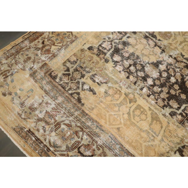 Antique Zabihi Collection Persian Sultanabad Restored Rug - 10'8" x 14'2" For Sale - Image 4 of 12