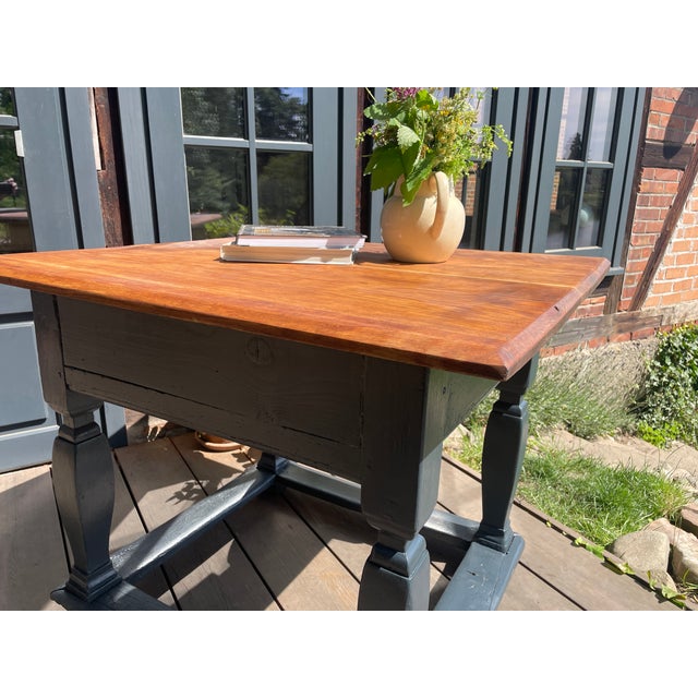 Painted Table in Wood For Sale - Image 11 of 18