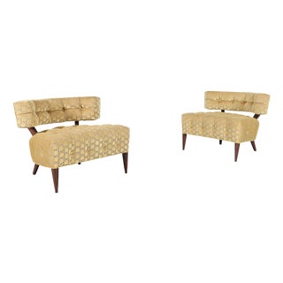 Mid-Century Modern Sculptural Lounge Chairs Attributed to Billy Haines For Sale
