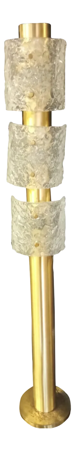 Floor Lamp with Handmade Murano Glass