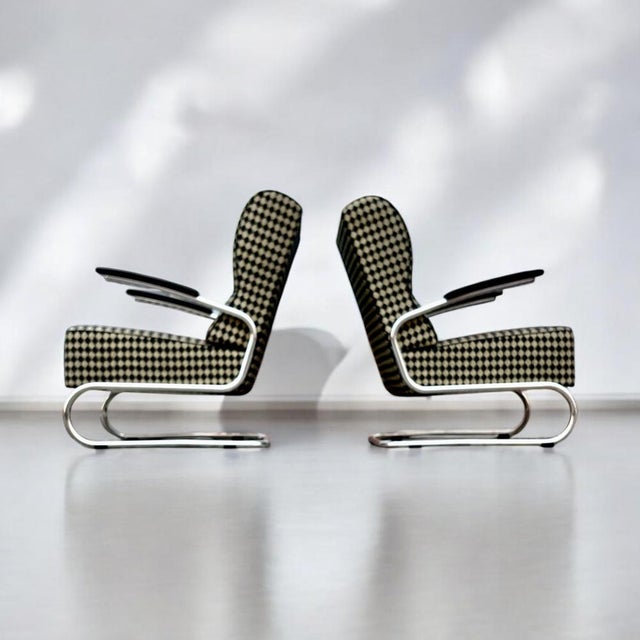 Modern Bauhaus Tubular Steel Model RS8049 Cantilever Club Chairs from Mauser Werke Waldeck, Germany, 1935, Set of 2 For Sale - Image 16 of 18