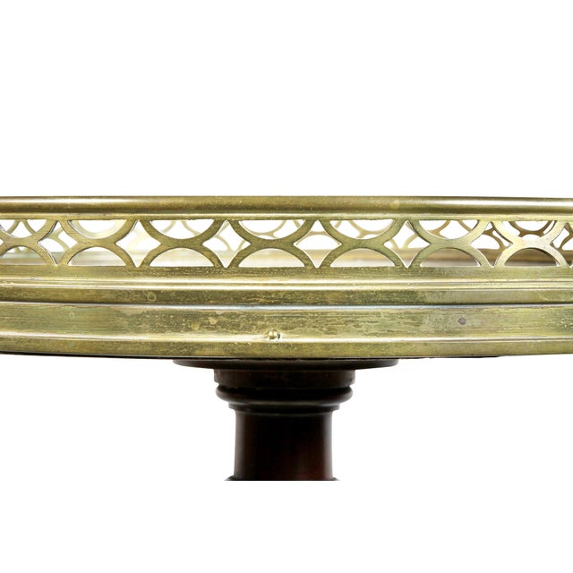 1920s Louis XVI Style Mahogany 2-Tier Stand by Escalier De Christa For Sale - Image 4 of 9