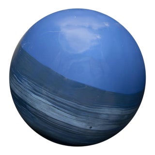 Madagascar Sapphire Decorative Metal Orbs- Small For Sale