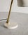 Finnish Mid-Century 9222 Desk or Table Lamp in White Lacquered Metal and Brass by Paavo Tynell, 1940s For Sale - Image 6 of 7