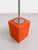 Mid-Century Modern 1960s/70s Orange Orb Eyeball Lamp After to Robert Sonneman for George Kovacs For Sale - Image 3 of 3