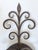 Vintage Wrought Iron Wall Sconces-a Pair For Sale In New York - Image 6 of 12